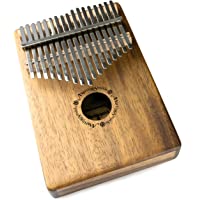 Martin Smith Kalimba 17 pulgadas Piano con notas grabadas- estuche protector y de martillo de sintonía